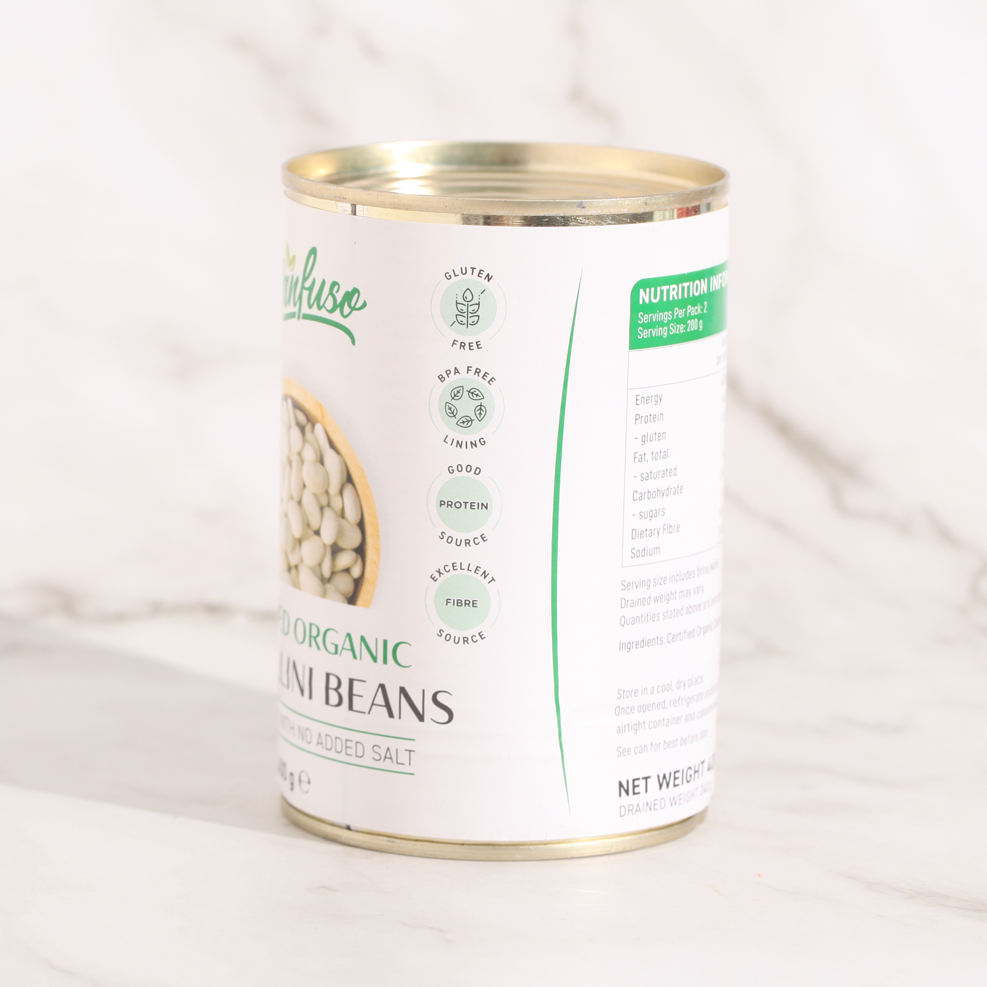 Organic Cannellini Beans - Manfuso